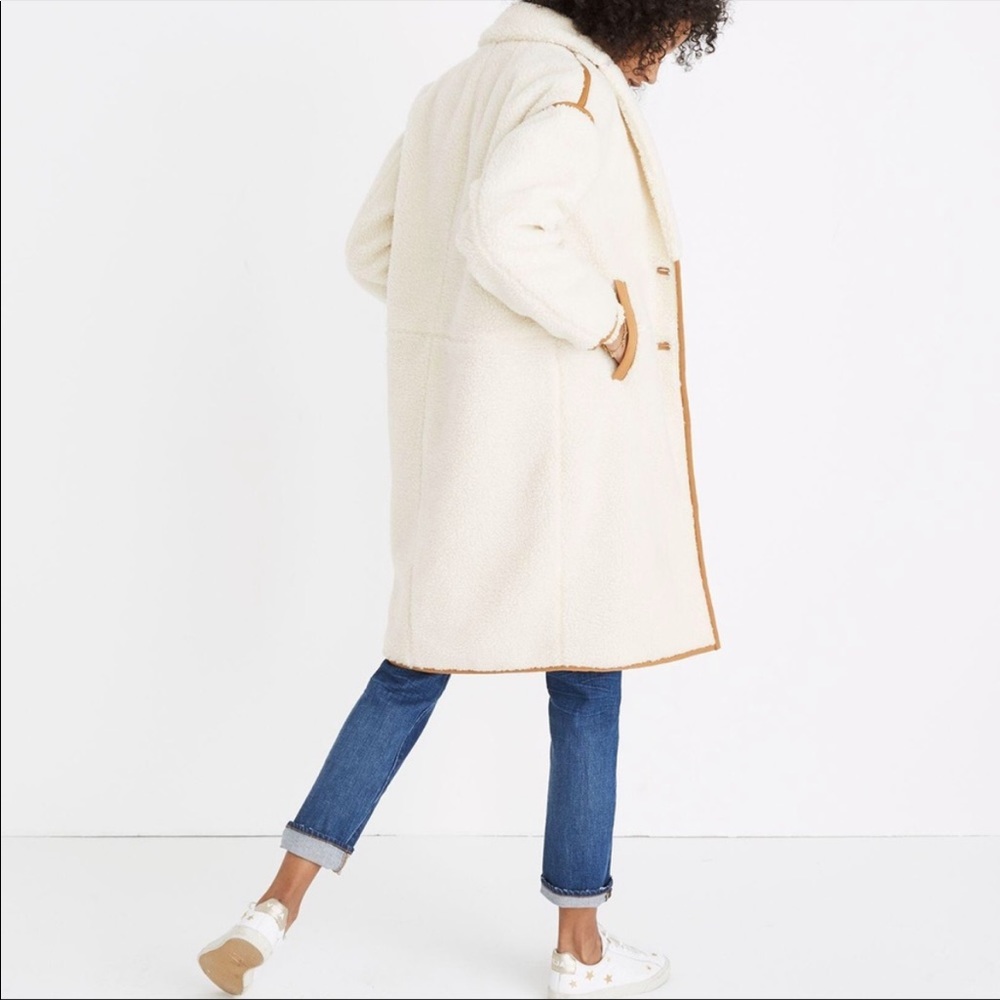 SALE ❤️❤️❤️ Madewell Sherpa Topcoat - Picture 5 of 10
